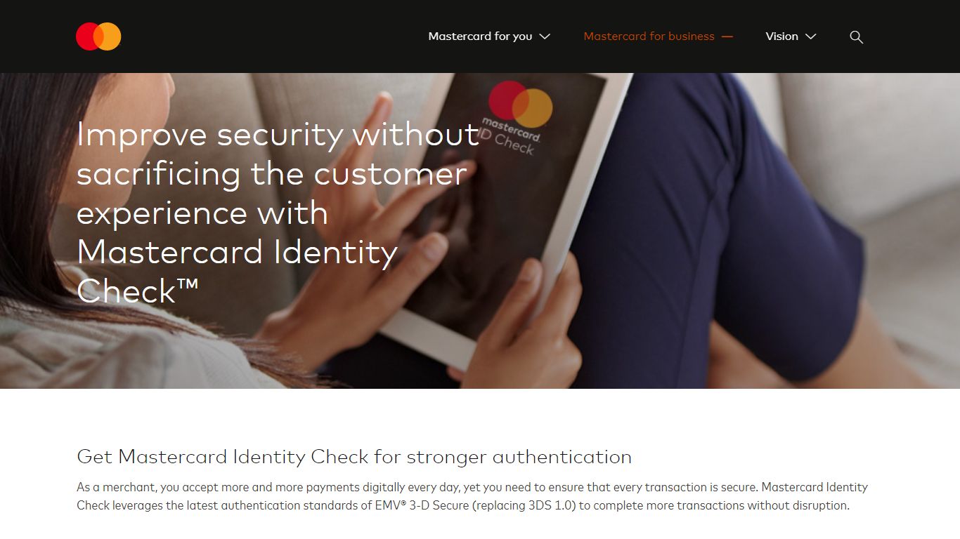 Mastercard Identity Check | Secure ID Check Standards